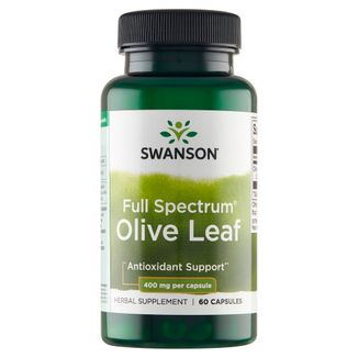 Swanson Full Spectrum Olive Leaf, liść oliwny, 60 kapsułek - zdjęcie produktu