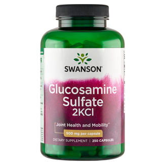Swanson Glucosamine Sulfate 2KCl, glukozamina, 250 kapsułek - zdjęcie produktu