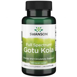 Swanson, Gotu Kola 435 mg, 60 kapsułek - zdjęcie produktu