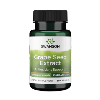 Swanson Grape Seed Extract MegaNatural Gold, ekstrakt z nasion winogron, 60 kapsułek - zdjęcie produktu