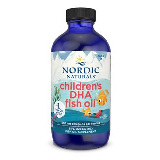 Nordic Naturals Children's DHA Omega-3, dla dzieci 1-6 lat, smak truskawkowy, 237 ml USZKODZONE OPAKOWANIE - zdjęcie produktu