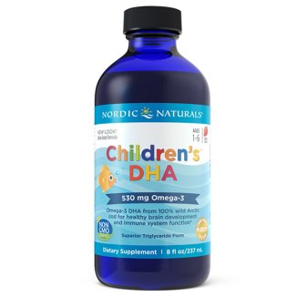 Nordic Naturals Children's DHA Omega-3, dla dzieci 1-6 lat, smak truskawkowy, 237 ml - zdjęcie produktu