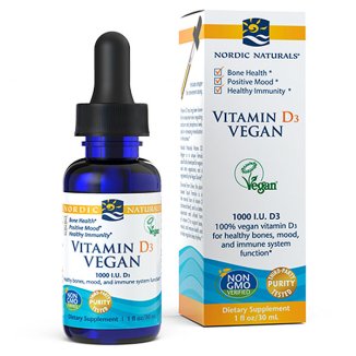 Nordic Naturals, Vitamin D3 Vegan, witamina D3, 30 ml - zdjęcie produktu