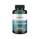 Swanson L-Tyrosine, L-tyrozyna, 100 kapsułek - miniaturka zdjęcia produktu
