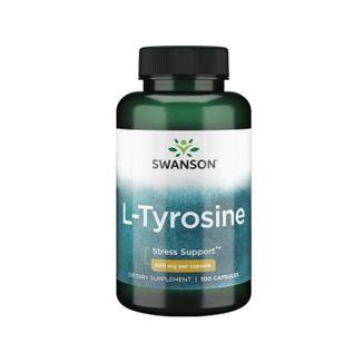 Swanson L-Tyrosine, L-tyrozyna, 100 kapsułek - zdjęcie produktu