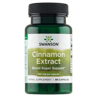 Swanson Cinnamon Extract, cynamon, 90 kapsułek - zdjęcie produktu