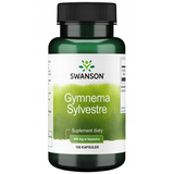Swanson Gymnema Sylvestre, liście gurmaru 400 mg, 100 kapsułek - miniaturka zdjęcia produktu