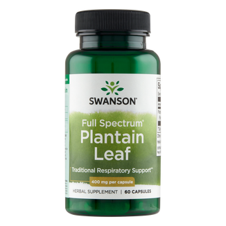 Swanson Full Spectrum Plantain Leaf, babka zwyczajna, 60 kapsułek - zdjęcie produktu