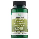 Swanson Full Spectrum Turmeric Astragalus & Gotu Kola Complex, 60 kapsułek - miniaturka zdjęcia produktu