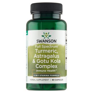 Swanson Full Spectrum Turmeric Astragalus & Gotu Kola Complex, 60 kapsułek - zdjęcie produktu
