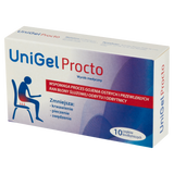 UniGel Procto, czopki doodbytnicze, 10 sztuk - miniaturka zdjęcia produktu