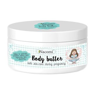 Nacomi Pregnant Care, kremowe masło do pielęgnacji ciała kobiet w ciąży, 100 g KRÓTKA DATA - zdjęcie produktu