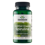 Swanson Certified Organic Spirulina, spirulina organiczna, 180 tabletek - miniaturka zdjęcia produktu