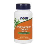 Now Foods Andrographis Extract 400 mg, brodziuszka wiechowata, 90 kapsułek wegetariańskich - miniaturka zdjęcia produktu
