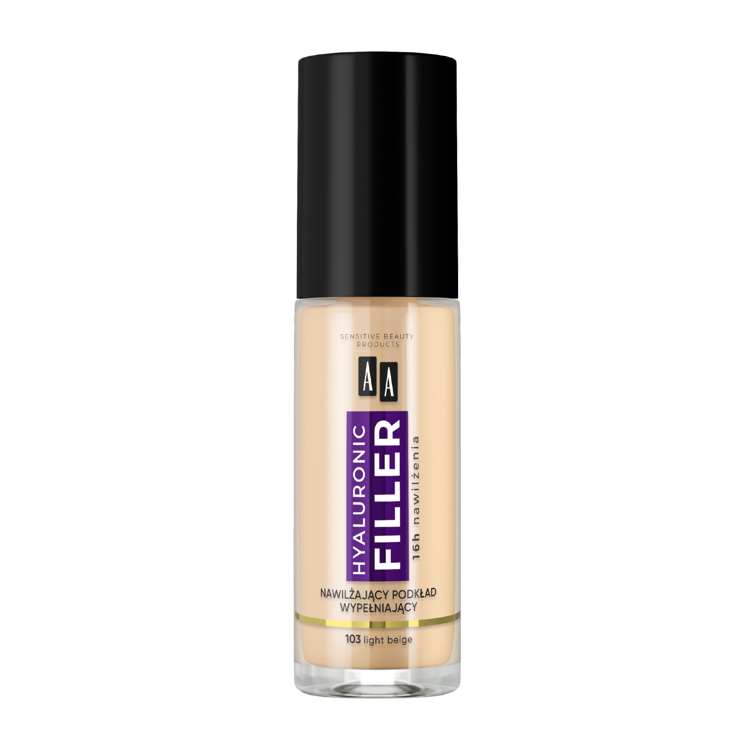AA AA MakeUp Filler 103 Light Beige, podkład wypełniający zmarszczki, 30 ml