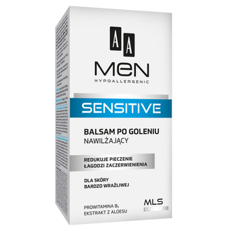AA Men Sensitive, balsam po goleniu nawilżający, 100 ml - zdjęcie produktu