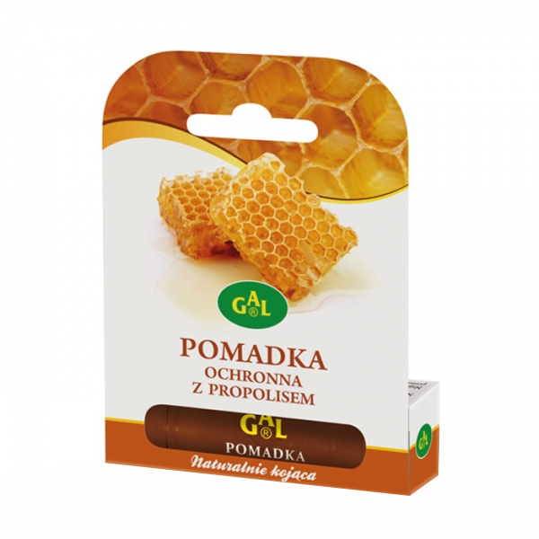 Nieznana GAL, pomadka do ust z propolisem, naturalnie kojąca, 4,3 g