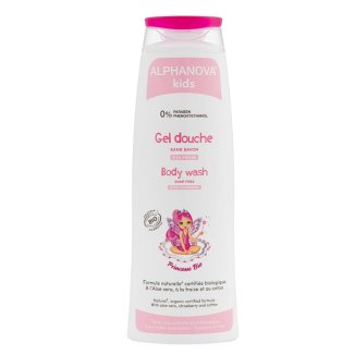 Alphanova Kids, Princesse, żel do mycia ciała dla dziewczynek, 250 ml Alphanova Kids, Princesse, żel do mycia ciała dla dziewczynek, 250 ml - zdjęcie produktu