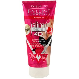 Eveline Cosmetics Slim Extreme 4D, intensywne serum powiększające i poprawiające strukturę biustu, 200 ml - zdjęcie produktu