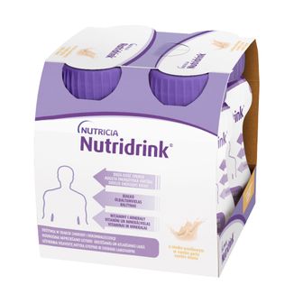 Nutridrink, preparat odżywczy, smak waniliowy, 4 x 125 ml - zdjęcie produktu