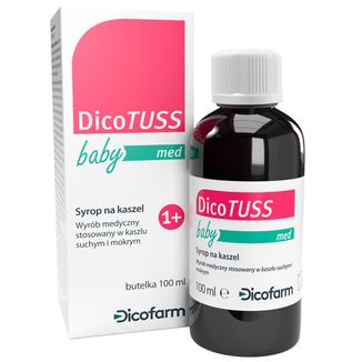 DicoTuss Baby Med, syrop na kaszel, 100 ml USZKODZONE OPAKOWANIE - zdjęcie produktu
