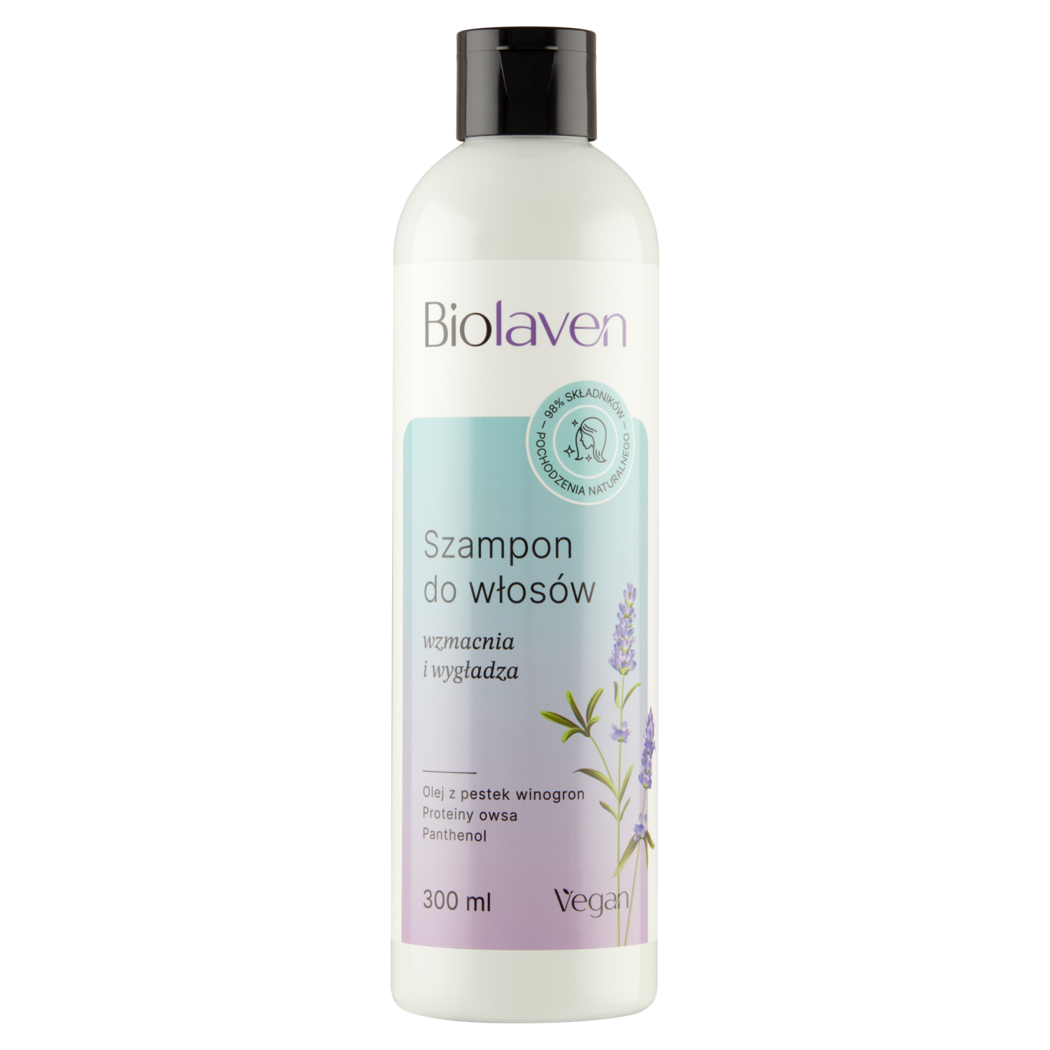 Biolaven Biolaven Organic, szampon do włosów, wzmacnia i wygładza, 300 ml