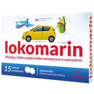 Lokomarin, 15 tabletek powlekanych - zdjęcie produktu
