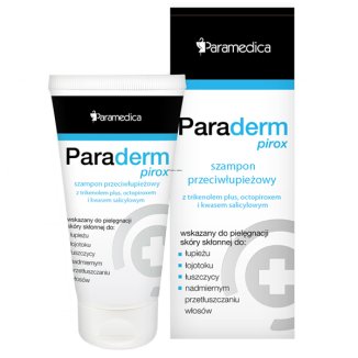 Paraderm Pirox, szampon przeciwłupieżowy, 150 g USZKODZONE OPAKOWANIE - zdjęcie produktu