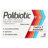 Polibiotic 5 mg + 5000 j.m + 400 j.m, maść, 10 saszetek po 1 g - miniaturka zdjęcia produktu