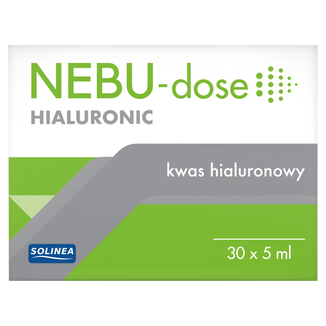 Nebu-Dose Hialuronic, 0,9% roztwór do nebulizacji z kwasem hialuronowym, 5 ml x 30 ampułek - zdjęcie produktu