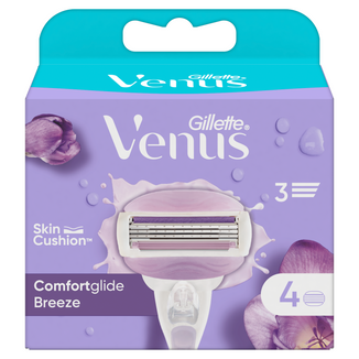 Gillette Venus Breeze, wkłady wymienne, 4 sztuki USZKODZONE OPAKOWANIE - zdjęcie produktu