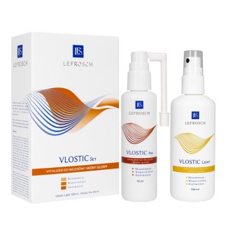 Zestaw Lefrosch Vlostic Set, vitalizer do włosów i skóry głowy, Light 100 ml+ Pro 50 ml - zdjęcie produktu