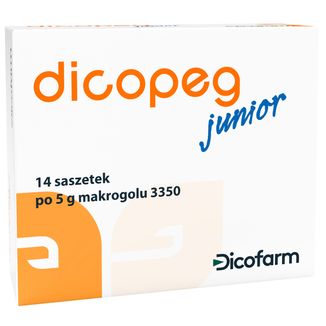 Dicopeg Junior, od 6 miesiąca, 5 g x 14 saszetek - zdjęcie produktu
