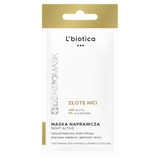 L'Biotica Dermomask Night Active, maseczka naprawcza, złote nici, 12 ml - miniaturka zdjęcia produktu