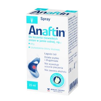 Anaftin, spray na afty, 15 ml - zdjęcie produktu
