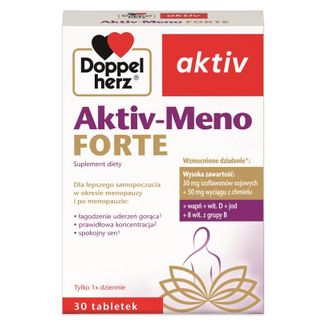 Doppelherz aktiv Aktiv-Meno Forte, 30 tabletek - zdjęcie produktu