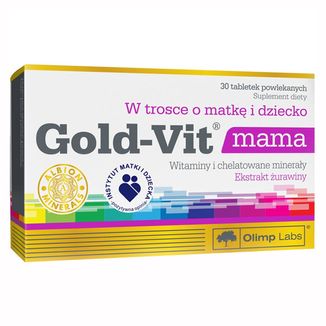 Olimp Gold-Vit Mama, 30 tabletek powlekanych USZKODZONE OPAKOWANIE - zdjęcie produktu