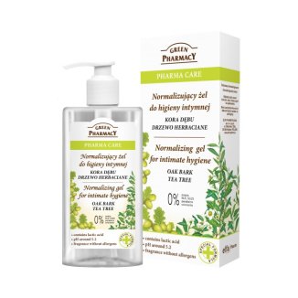 Green Pharmacy, żel do higieny intymnej, normalizujący, 300 ml - zdjęcie produktu