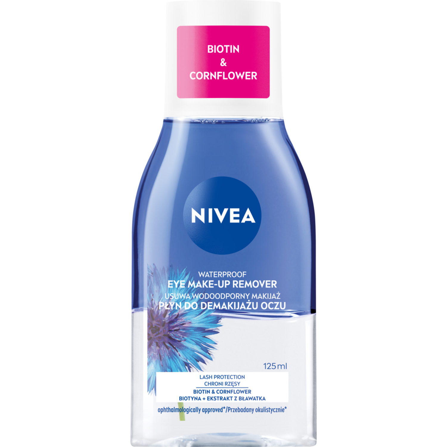 Nivea Nivea, zweiphasig Lotion zum Abschminken der Augen, sanft Augenpartie, 125 ml — Inhaltsstoffe und Bewertung
