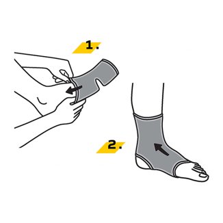 Opaska stabilizująca FUTURO Comfort, na staw skokowy, rozmiar L, 1 sztuka - 4 Opaska stabilizująca FUTURO Comfort, na staw skokowy, rozmiar L, 1 sztuka - 4 - zdjęcie produktu
