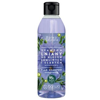 Barwa Naturalna, szampon lniany, 300 ml - zdjęcie produktu
