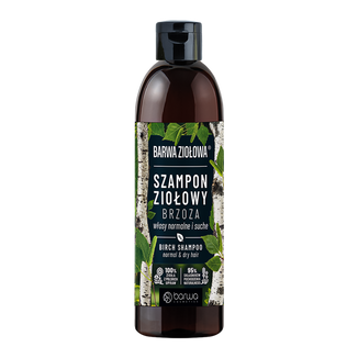 Barwa Ziołowa Brzoza, szampon ziołowy do włosów normalnych i suchych, 250 ml - zdjęcie produktu