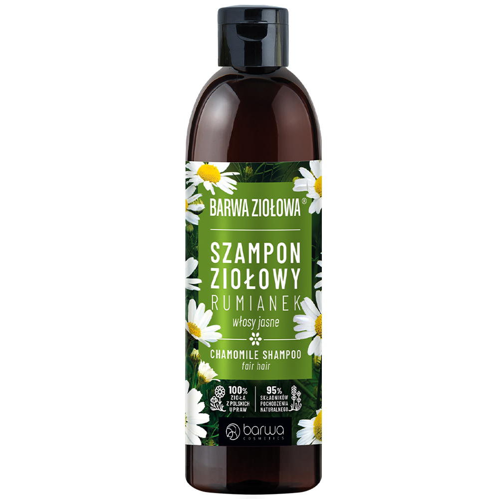 Nieznana Barwa Ziołowa, szampon ziołowy, rumianek, włosy jasne, 250 ml