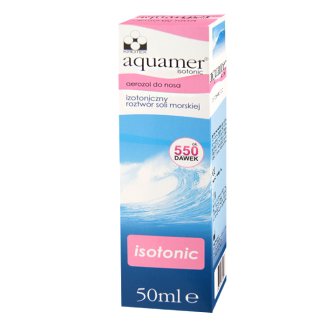 Aquamer Isotonic, aerozol do nosa, 50 ml - zdjęcie produktu