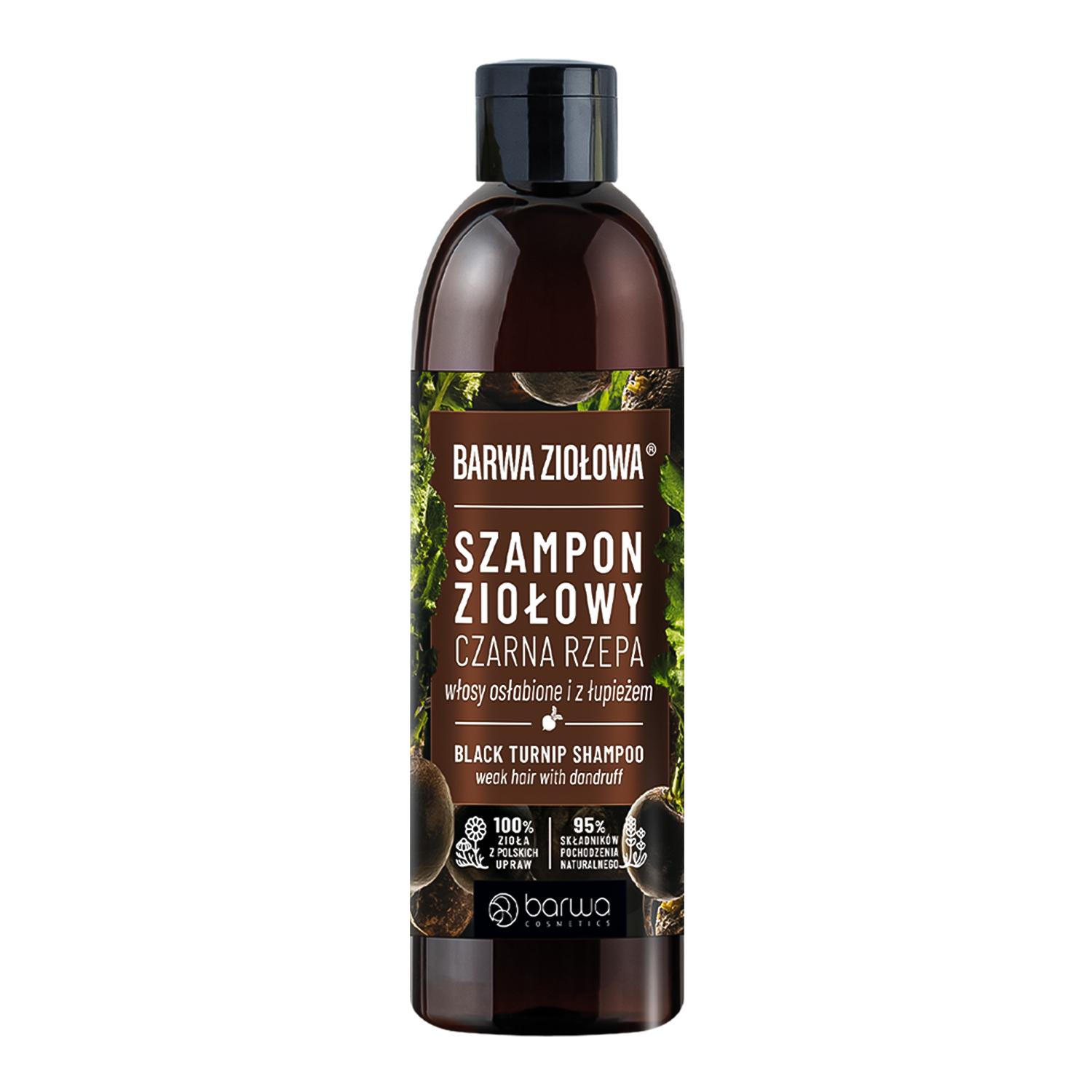 Nieznana Barwa Ziołowa, szampon czarna rzepa, 250 ml
