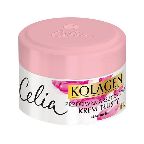 Celia Celia Kolagen, przeciwzmarszczkowy krem tłusty, cera sucha, 50 ml