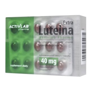 Activlab Pharma Luteina Extra, 30 kapsułek USZKODZONE OPAKOWANIE - zdjęcie produktu