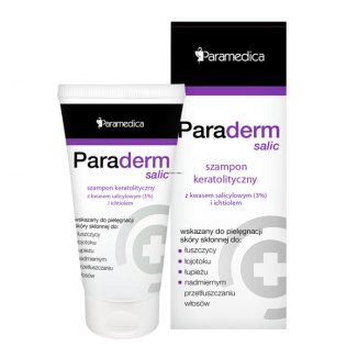 Paraderm Salic, szampon keratolityczny z kwasem salicylowym i ichtiolem, 150 g USZKODZONE OPAKOWANIE - zdjęcie produktu