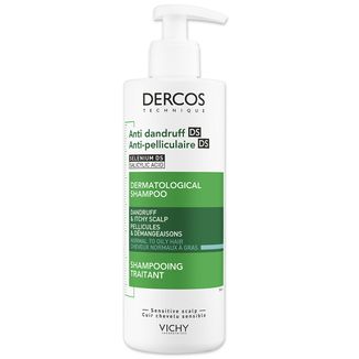 Vichy Dercos Anti Dandruff DS, szampon przeciwłupieżowy, włosy normalne i przetłuszczające się, 390 ml USZKODZONE OPAKOWANIE - zdjęcie produktu