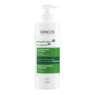 Vichy Dercos Anti Dandruff DS, szampon przeciwłupieżowy, włosy normalne i przetłuszczające się, 390 ml - zdjęcie produktu